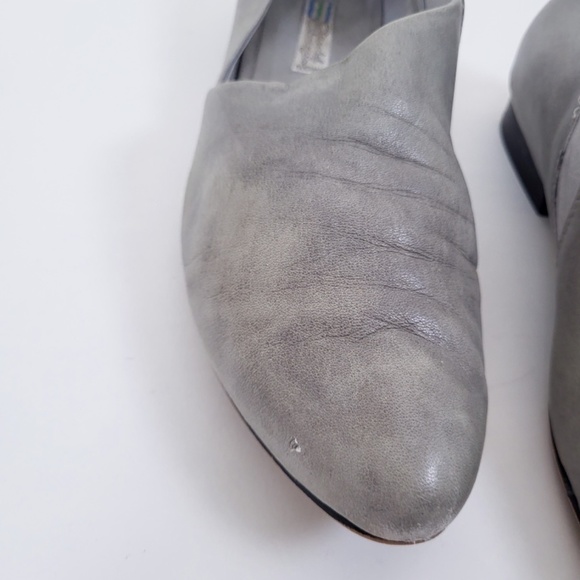 Vintage Arnold Churgin leather flats ballet pointed toe round flat slip on - Picture 6 of 15